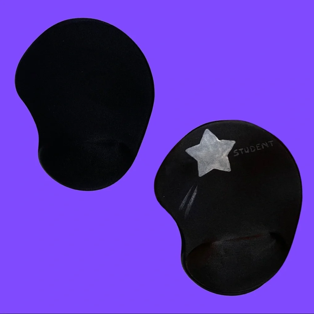 Buy 1 get 1 free: 2 wrist comfort jel cushion mouse pads in separate packages